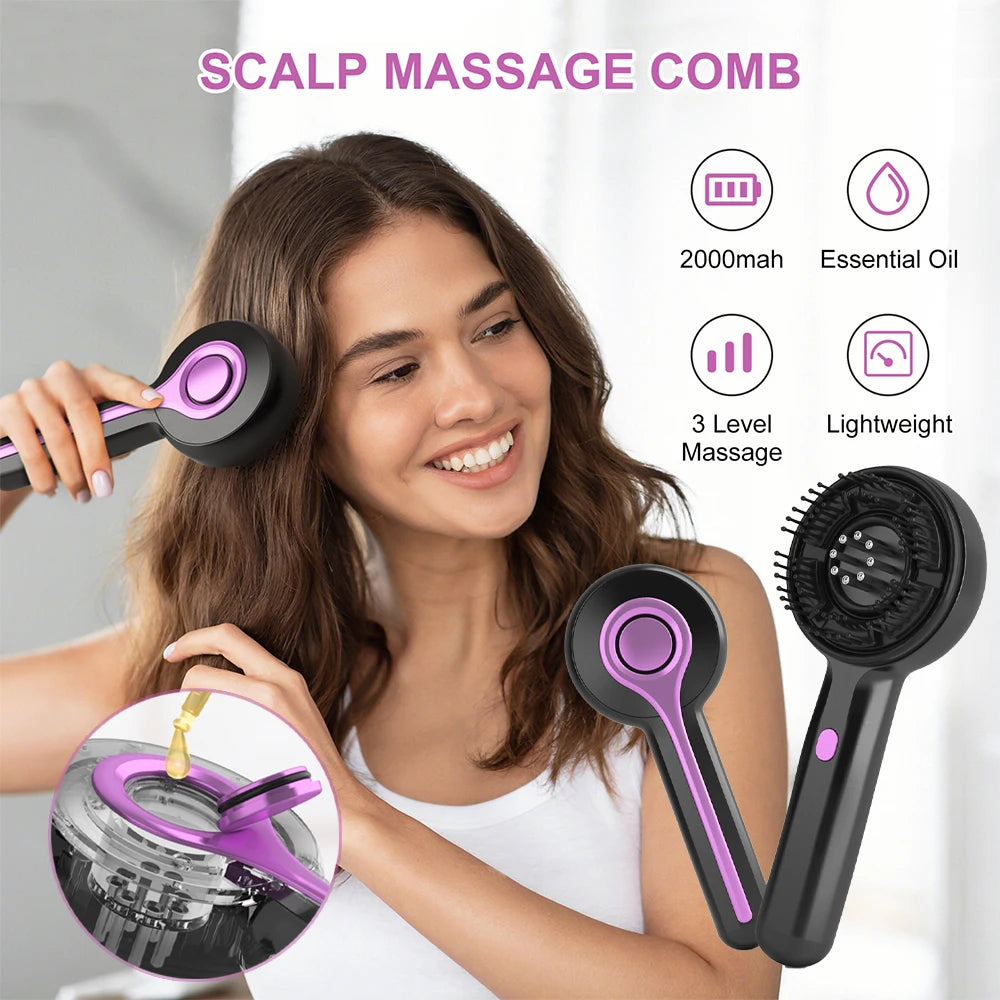 Hair Growth Vibration Massage Comb