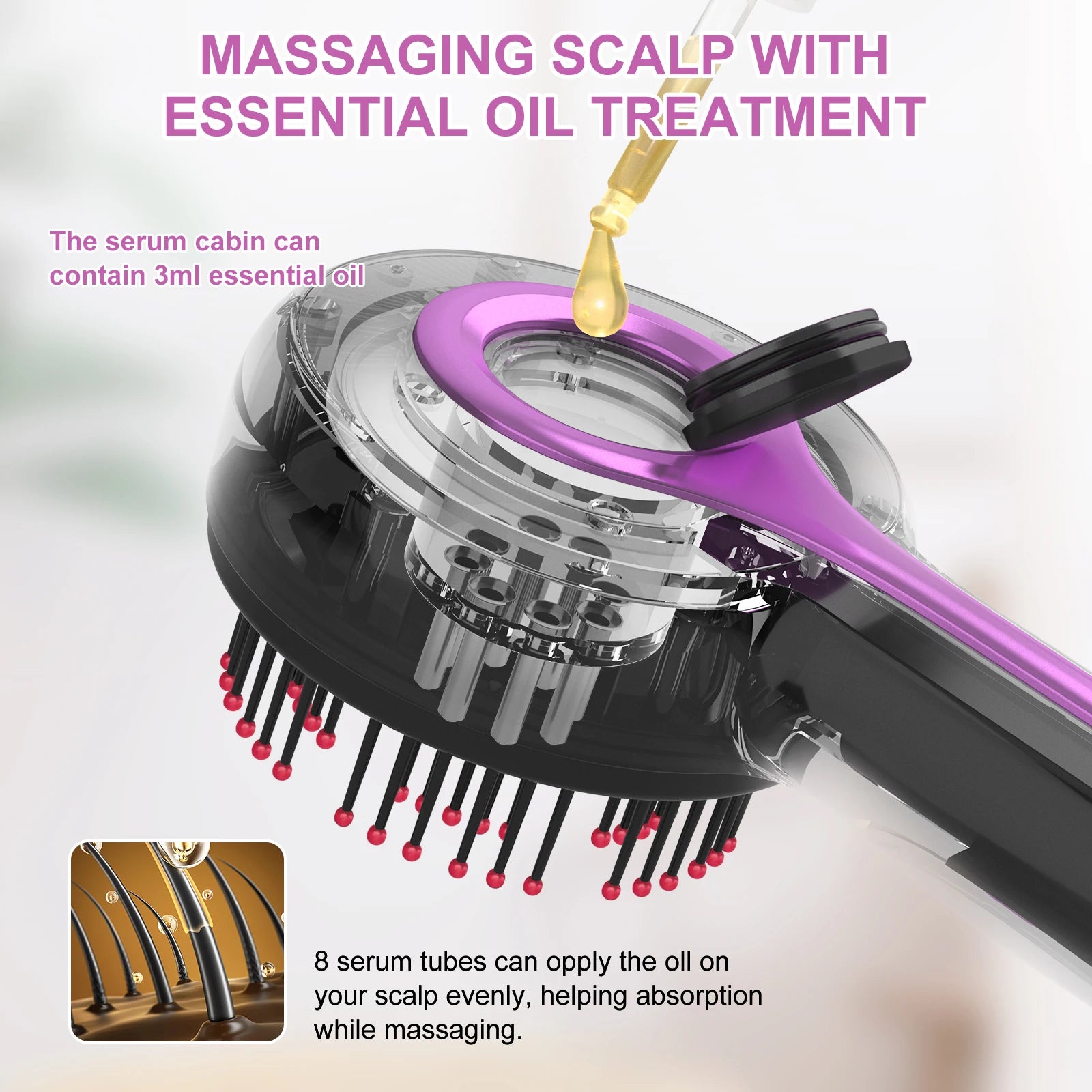 Electric Scalp Brush features