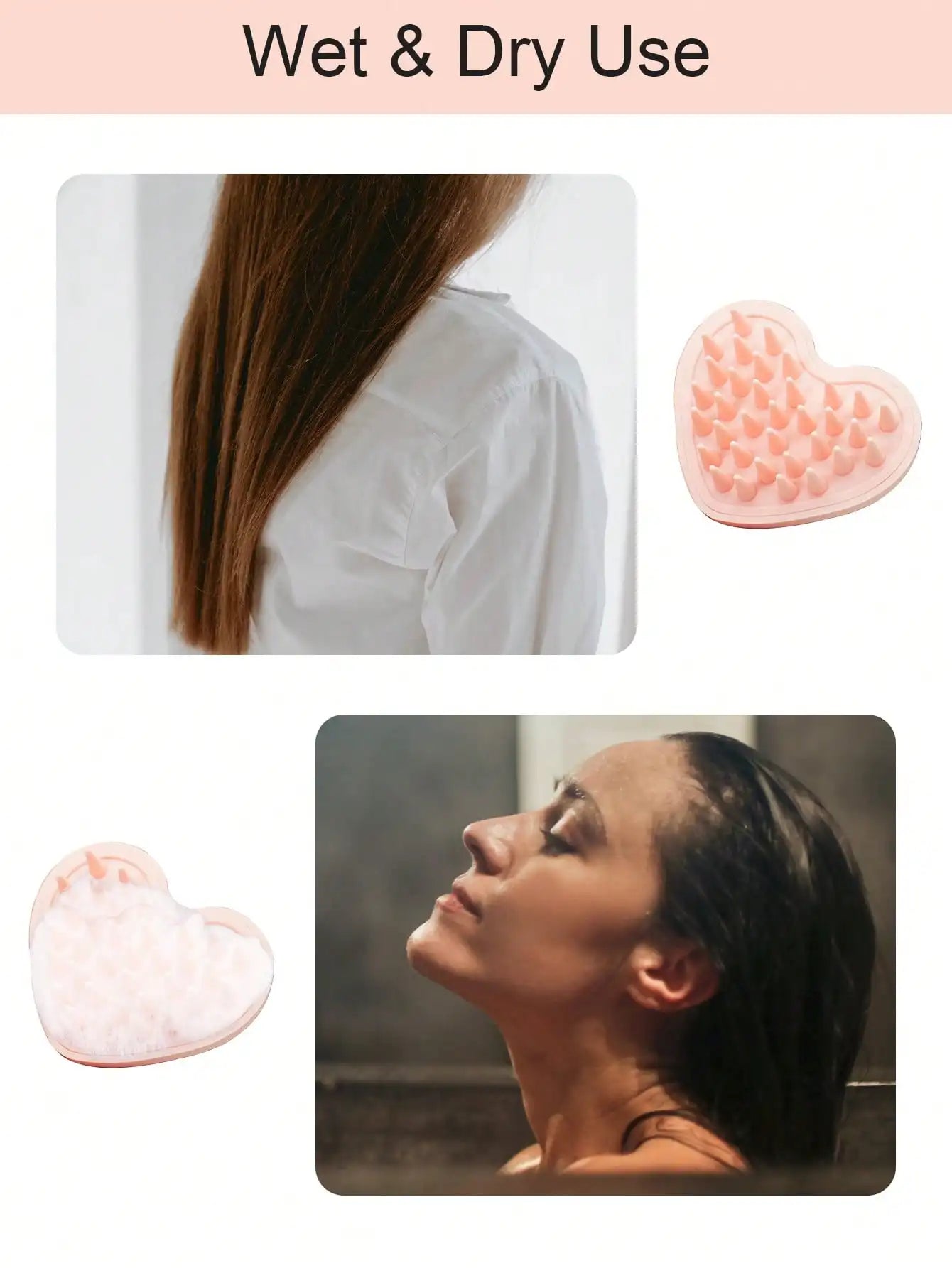 Silicone Shower Scalp Massager colors