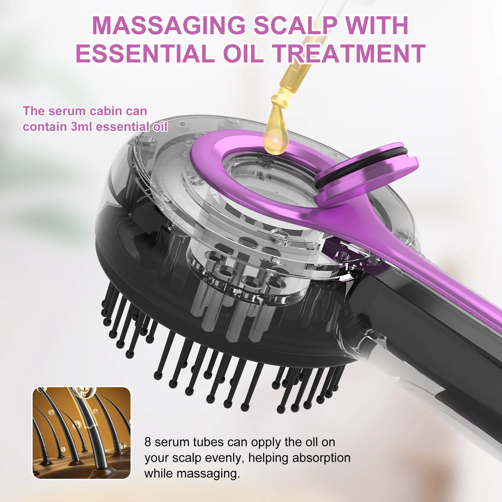 Hair Growth Comb features