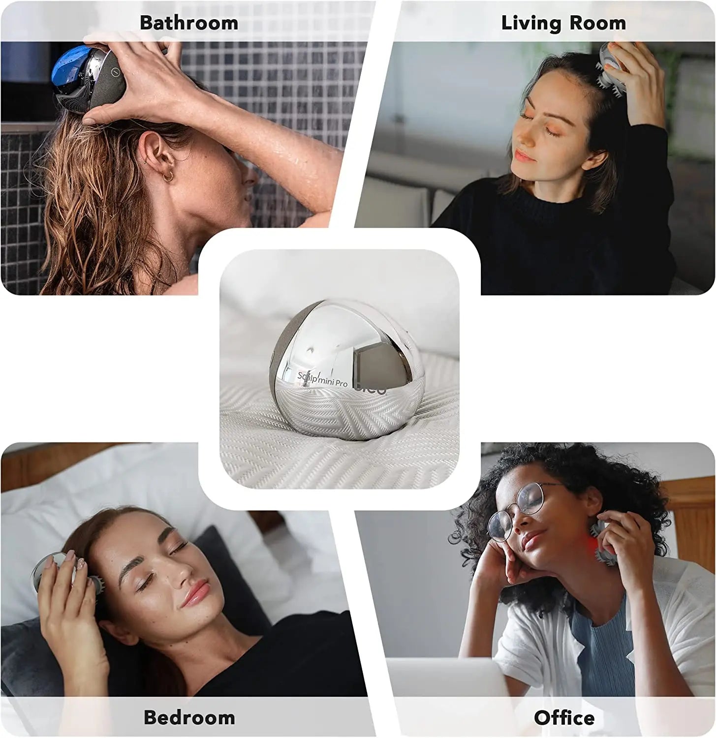 Premium Mechanical Scalp Massager heads