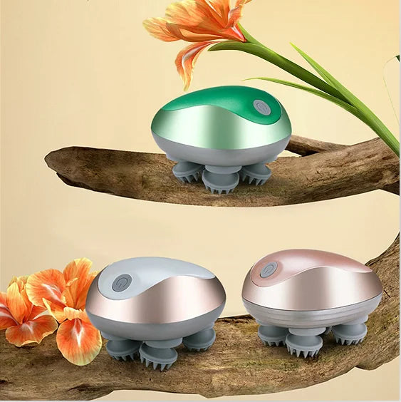 LED Scalp Massager charging