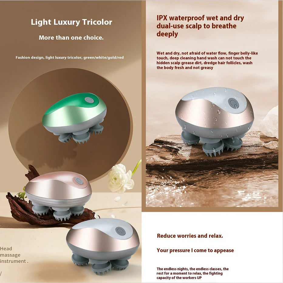 LED Scalp Massager claw detail