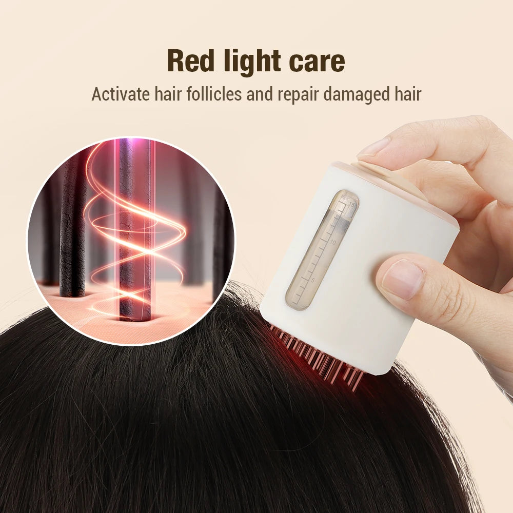 Red Light Therapy Scalp Massager oil applicator