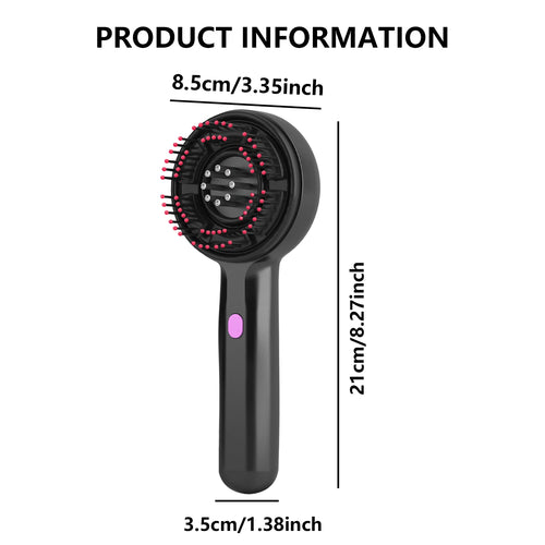 Electric Scalp Brush in use