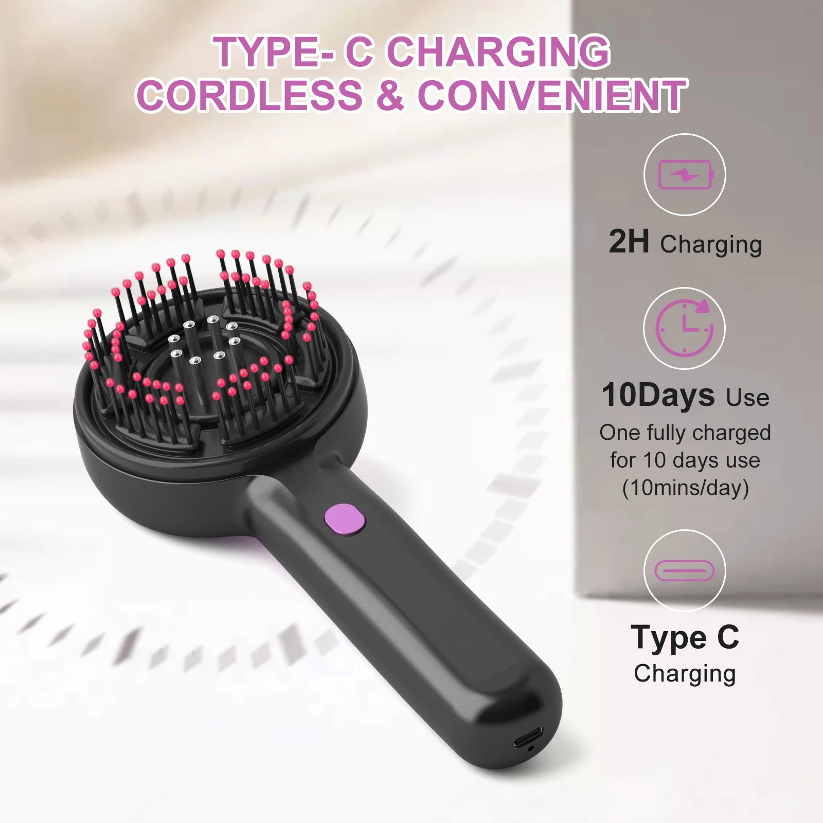 Electric Scalp Brush charging
